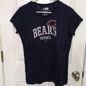 Chicago Bears Burnout T-Shirt! Size XL!